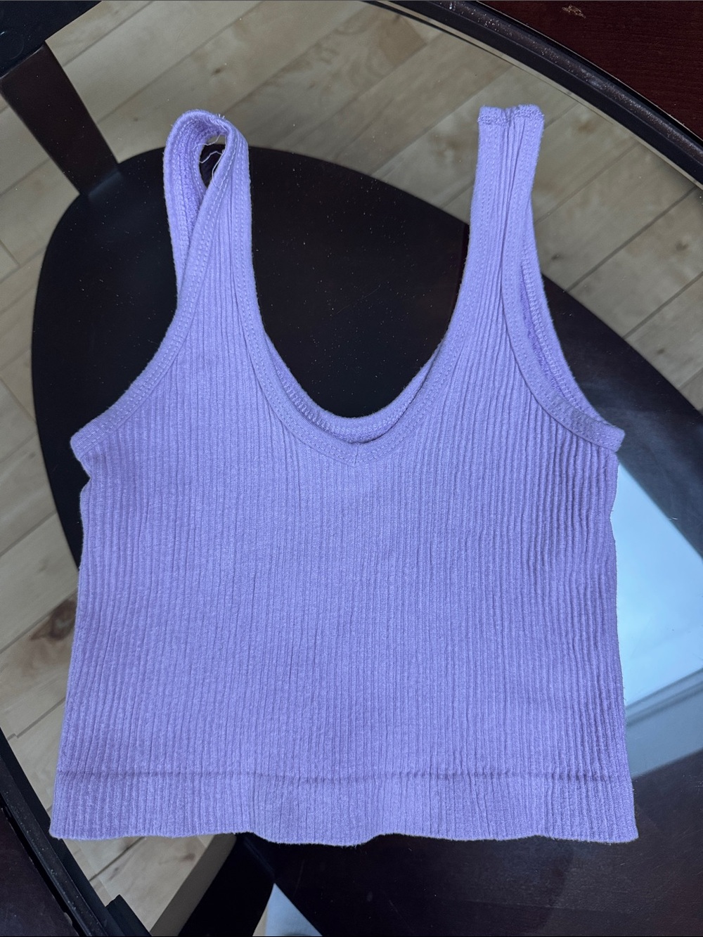 Urban Outfitters Lavender Ribbed Tank Top